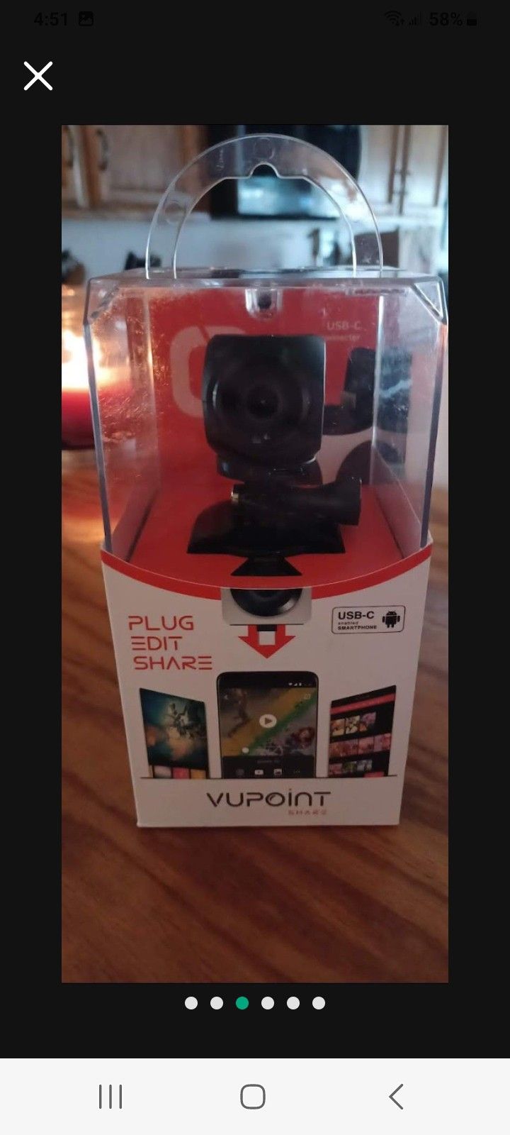 VUPOINT SHARE Q ACTION CAMERA