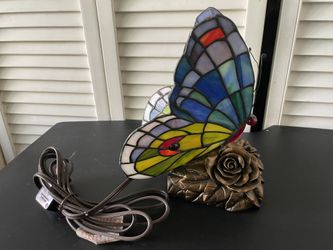 Mosaic Butterfly Lamp