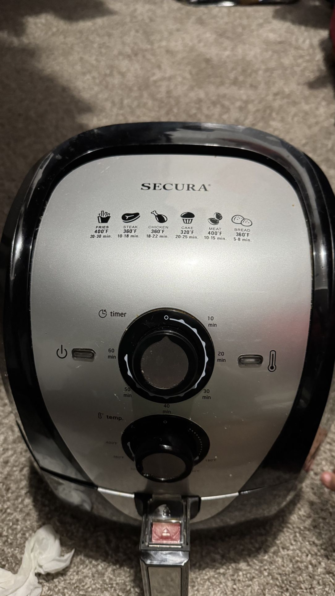Air fryer 5L secura