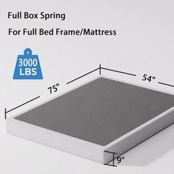 Brand New Full Box Spring| 9 Inches| cash Only 