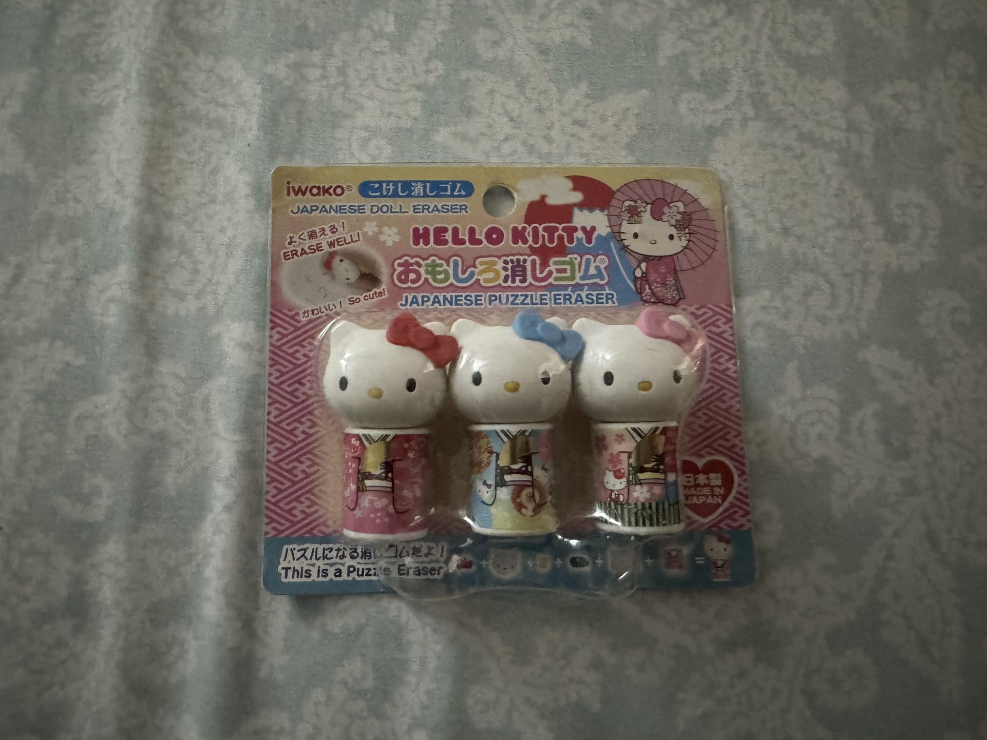 Hello Kitty Puzzle Eraser made from Japan 