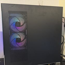 Pc And Monitor With Keyboard And Mouse 