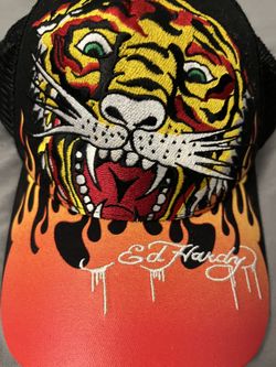 Y2K ED HARDY trucker hat