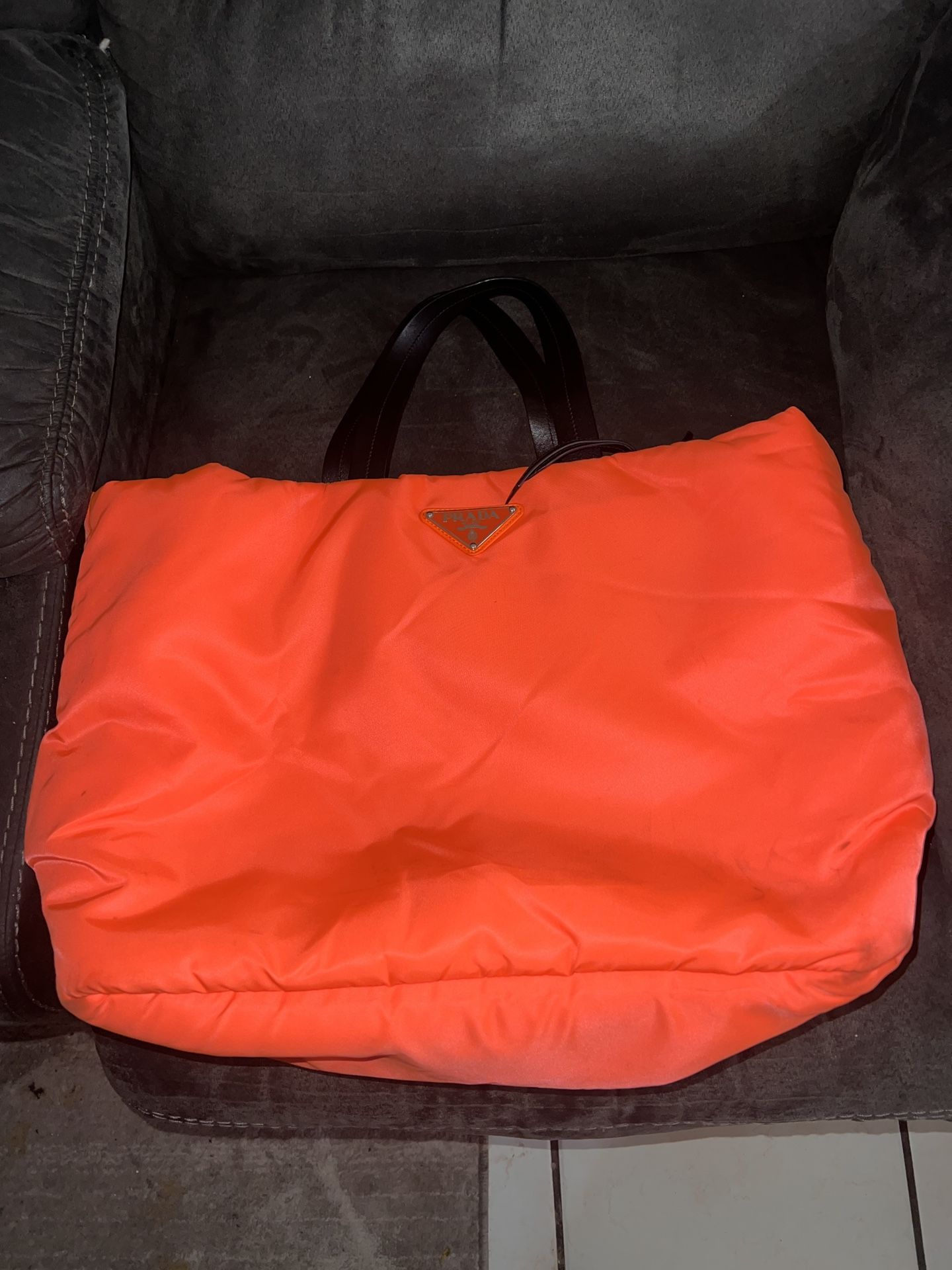 Prada Tessuto Nylon Weekender Bag