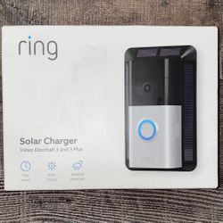 “Ring” Solar Powered Charger (Video Doorbell 3 & 3 Plus