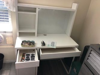 White desk