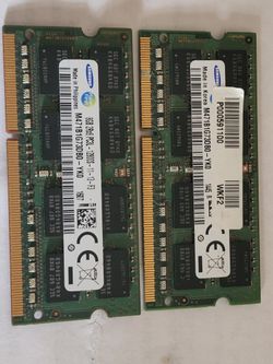 2 Samsung 8gb Each Memory  Ram 