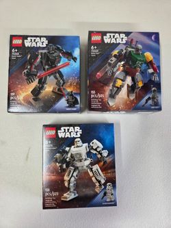 Lego Star Wars Mechs Lot of 3 (75968) (75369)(75370)