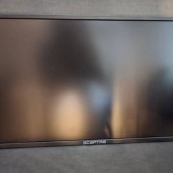 Two 24" Sceptre Computer Monitors + Accessories with Full Dual Monitor setup