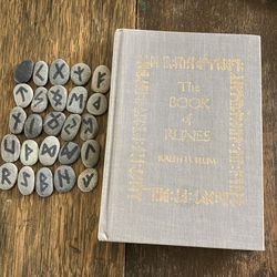 1993 The Book of Runes with homemade tiles
