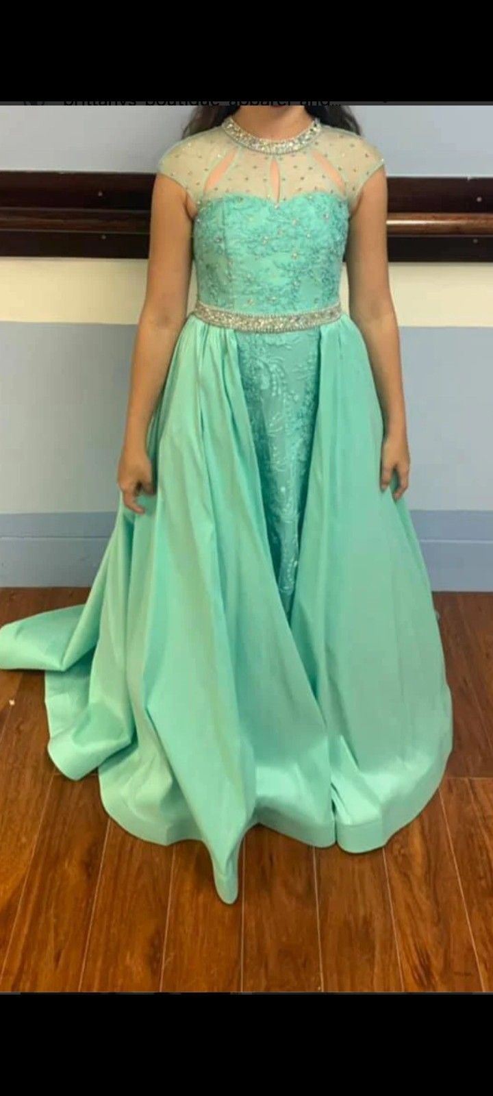 New With Tags High-quality Brand Satin And Lace Dress Size 10  By Ritzee Girl Style Elegant And Stylish $25 Check Out All Pictures Pick Up At Country 