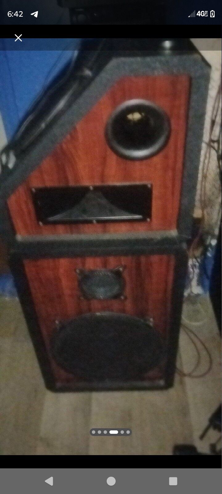 Vintage Speaker Set With Receiver And EQ