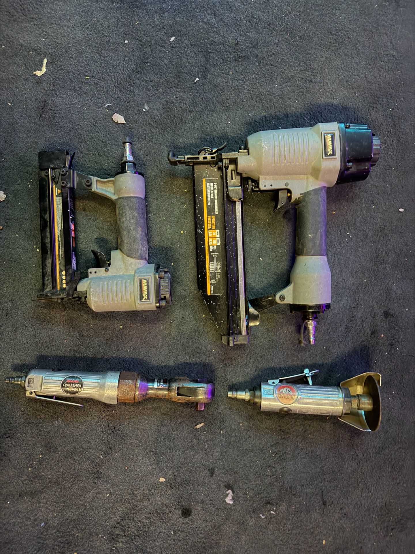 Air Tool Lot – Nail Guns & Pneumatic Tools
