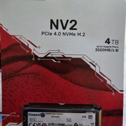 4TB SSD M.2 NV2 Kingston (New)