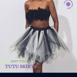 Women's dance tutu skirts, ballet tulle tutu skirt, layered skirt, festival party costume for women