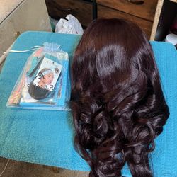 Dark Plum/Dark Burgundy Wig