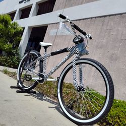 NEW 2024 SE BIG RIPPER 29 CHECKERBOARD SINGLE SPEED FREESTYLE WHEELIE BMX BIKE for Sale in Long Beach CA OfferUp