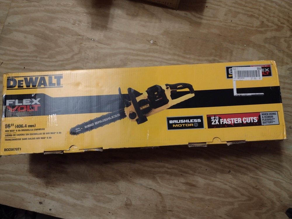 DeWalt Flexvolt Chainsaw