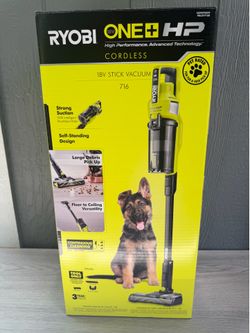 Ryobi ONE+ HP 18V Cordless Pet Stick Vacuum Cleaner (Tool Only)