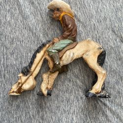 Droopy, cowboy and horse