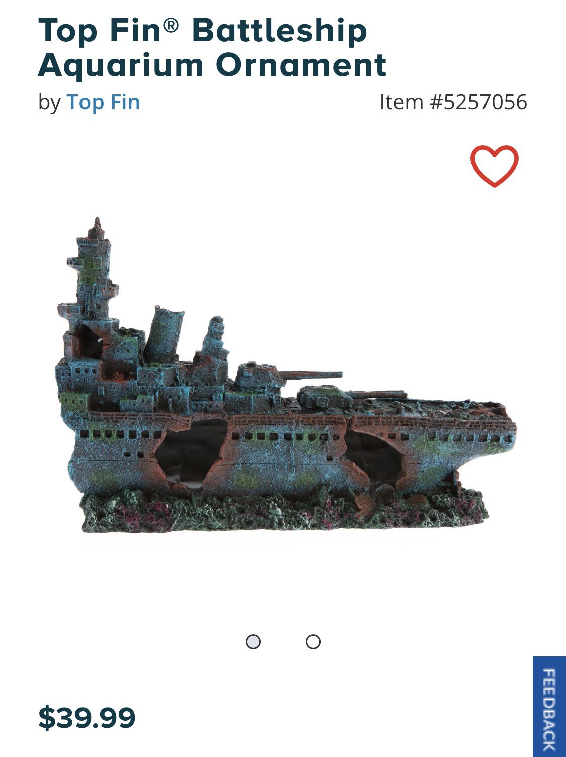 Fish Tank Decoration (Battleship Only)