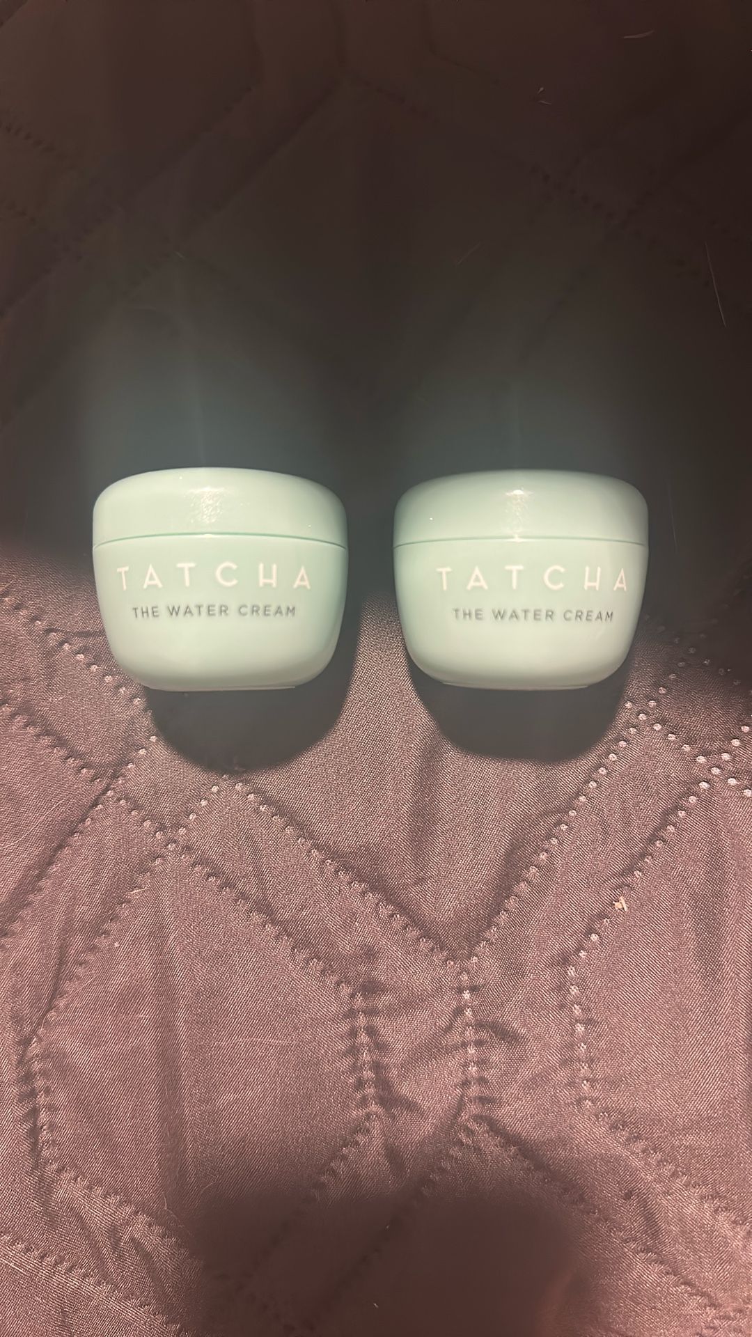 Two mini Tatcha water creams