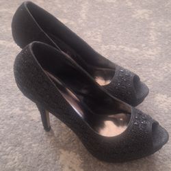 Womens High Heels Size 9 Black 