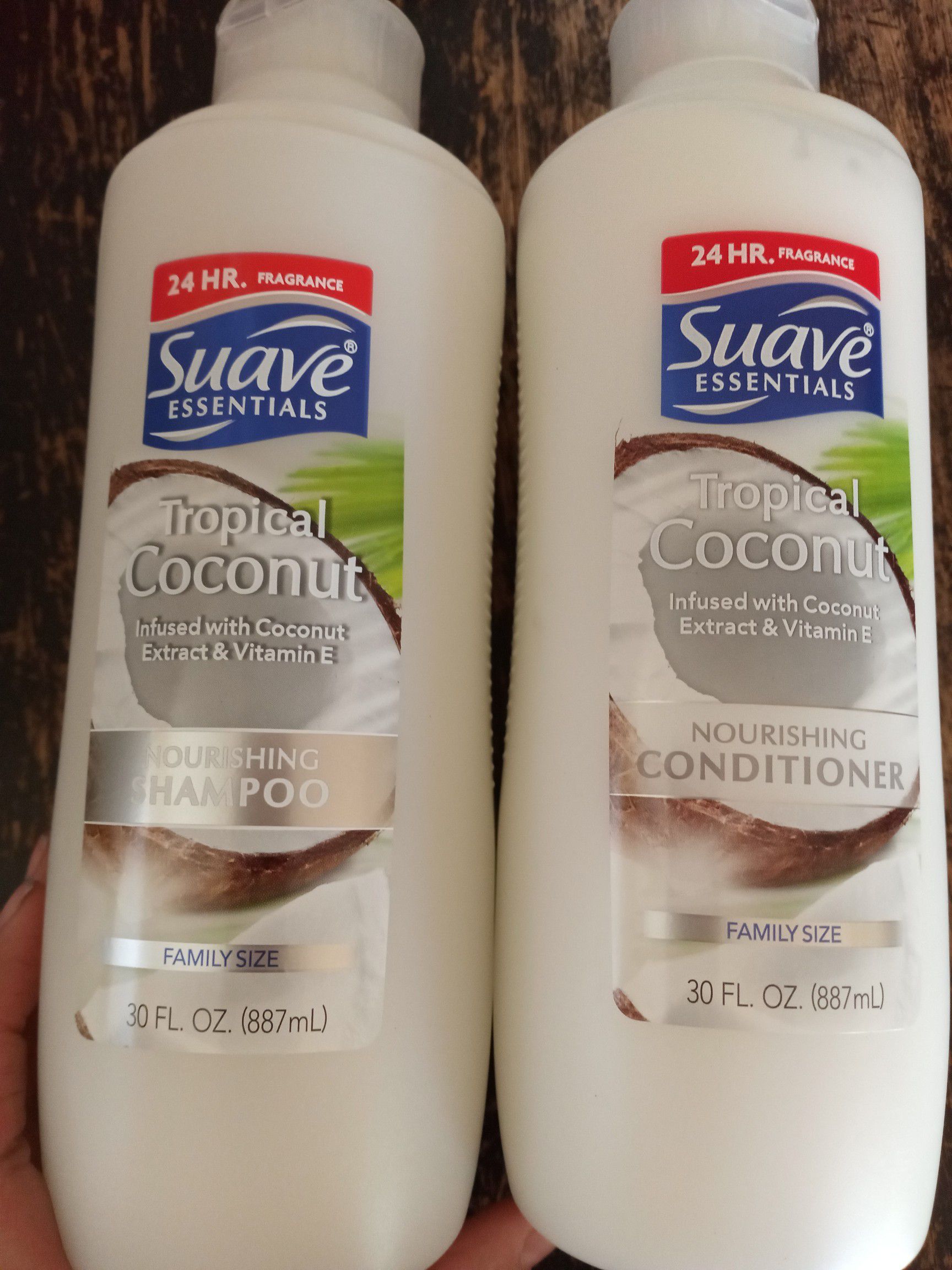 Suave shampoo and conditioner