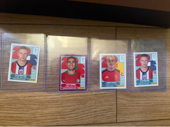 Panini fifa stickers RED purple