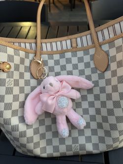 Pink Bunny Keychain 