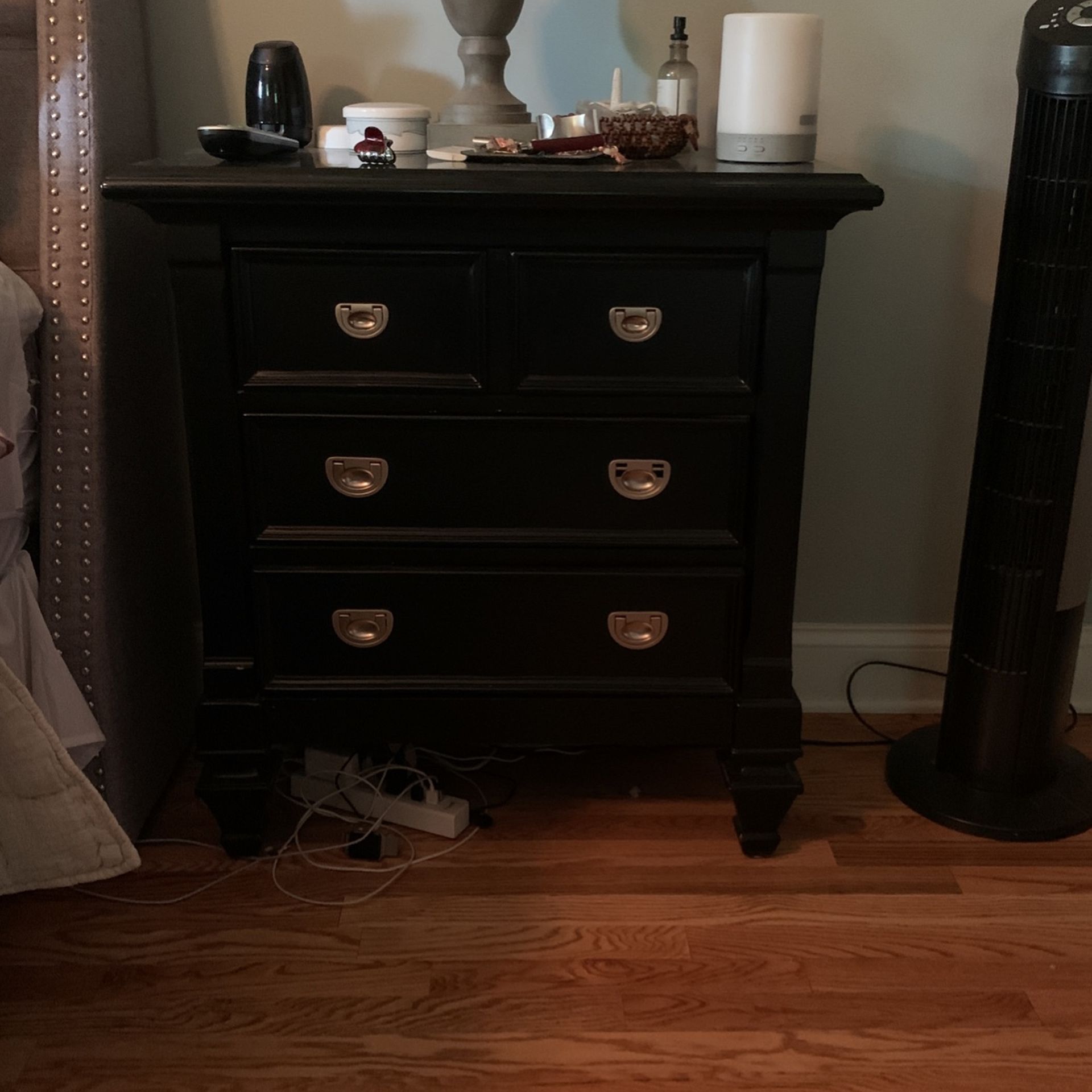 2 End Tables and 1 Drawer Chest