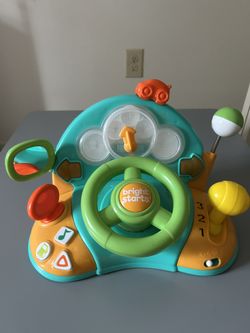 Bright Starts Lights & Colors Driver Steering Wheel Baby Toy