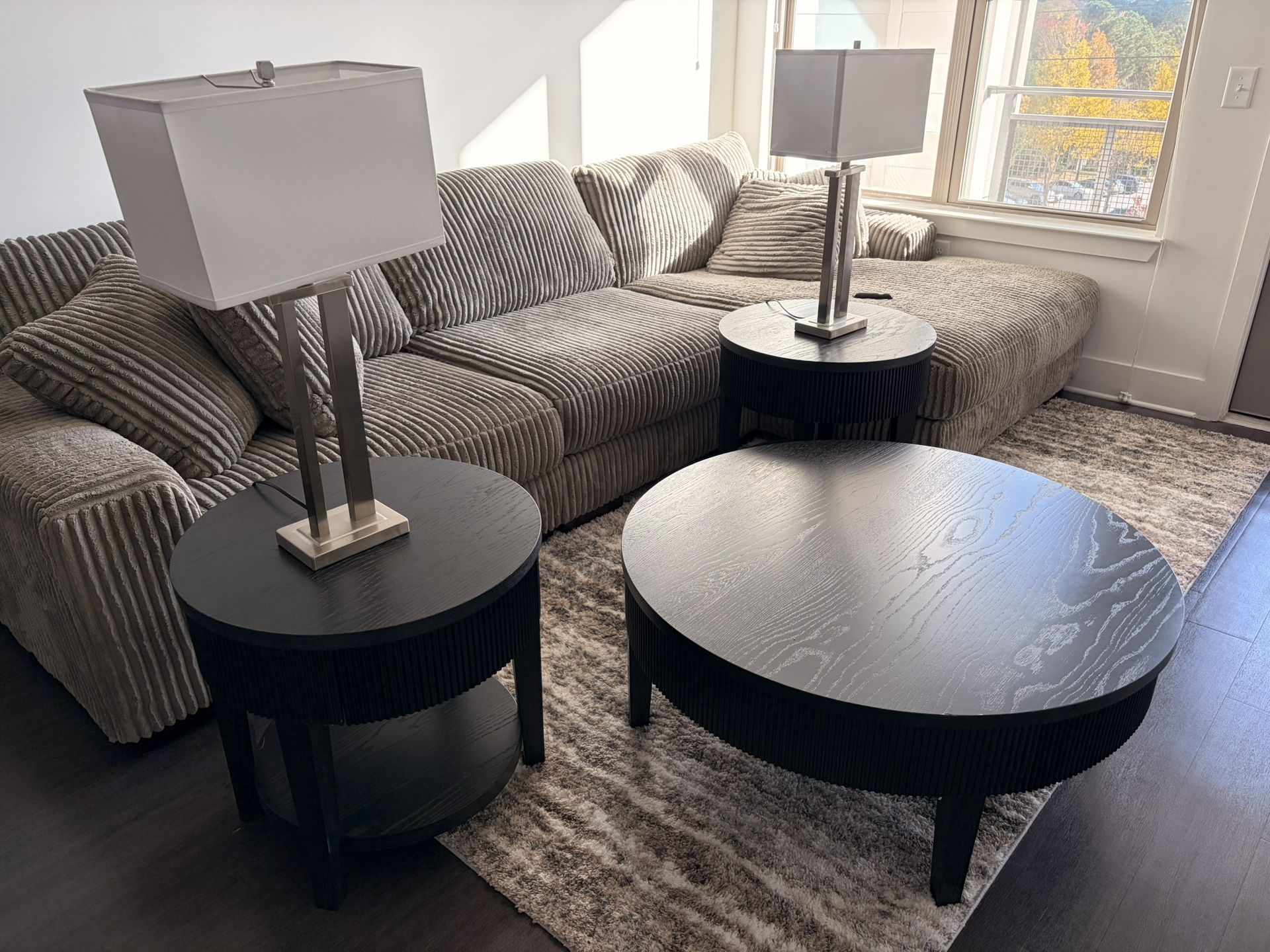 Coffee & side Table set and Table Lamps