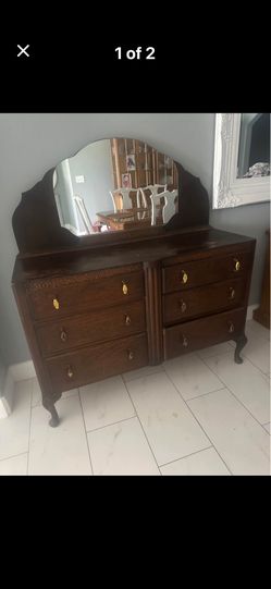 Vintage Six Drawer Dresser