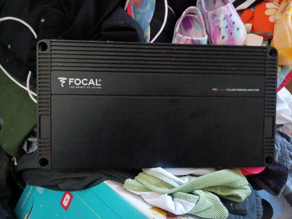 Focal FPX5.1200 5 Channel Amplifier, 4 x 75w and 1 x 700w, Class D
