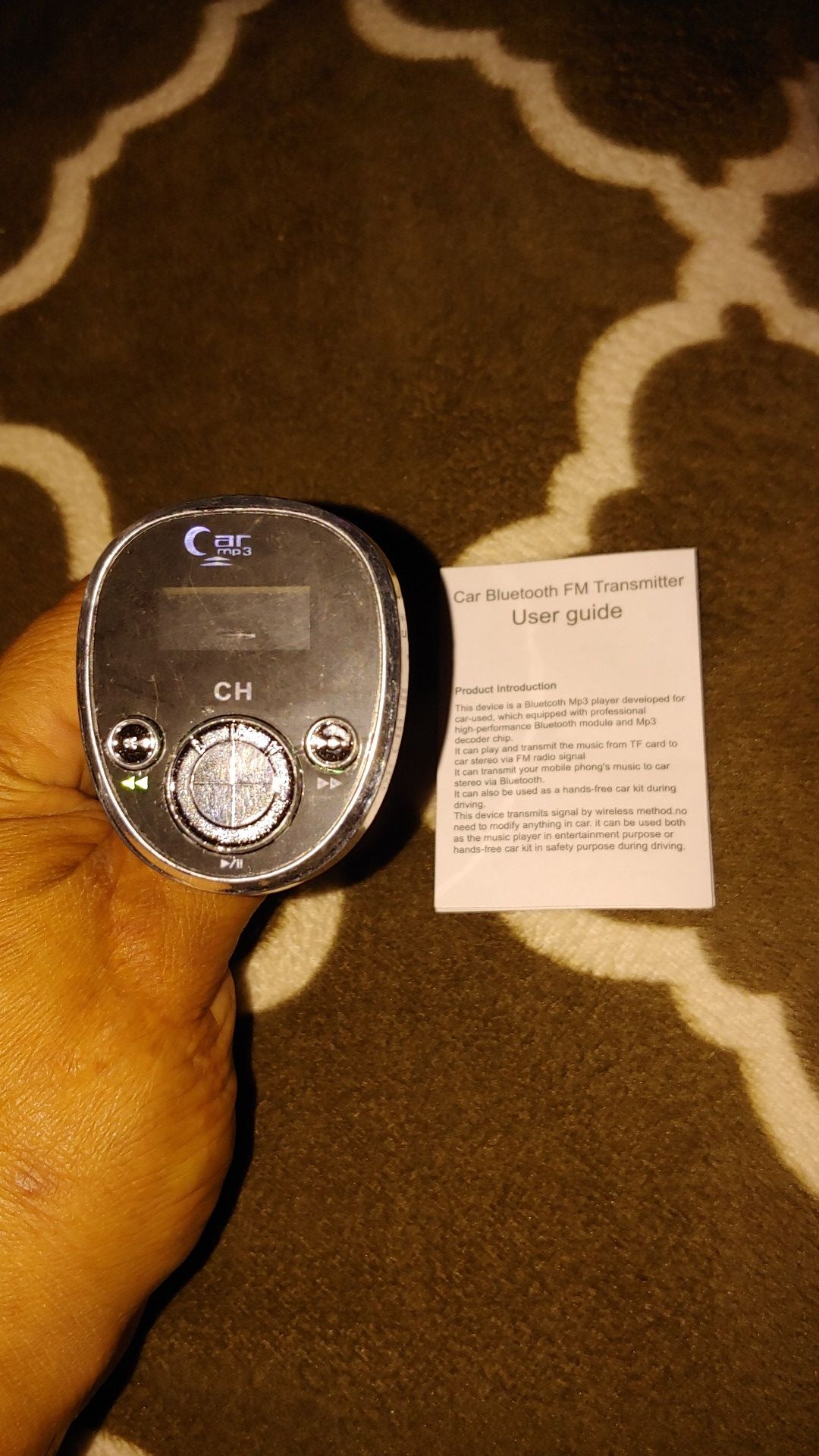 Car bluetooth fm transmiter