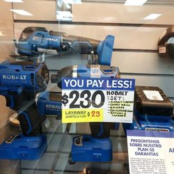 KOBALT DRILL AND GRINDER SET