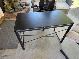 Foldable desk and chair