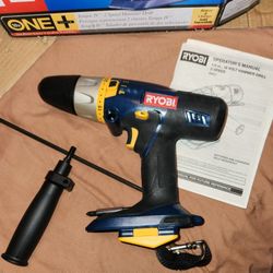 Ryobi One+18v Drill/Hammer Drill, Like New