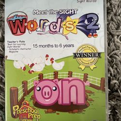 Meet The Sight Words 2 Preschool Prep DVD