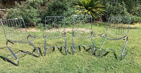 Gastone Rinaldi MCM Chairs Patio Chairs