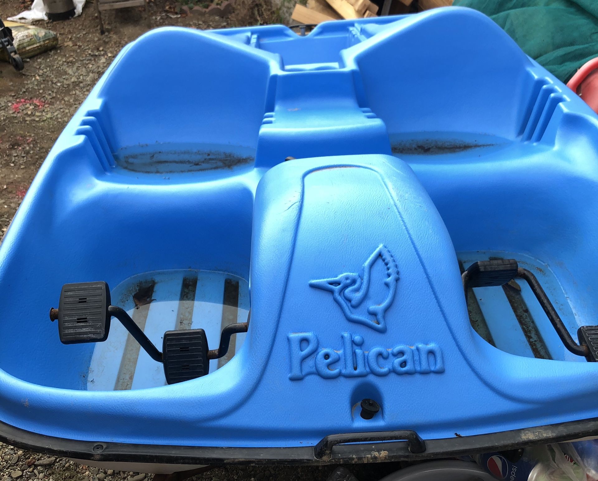 Pelican Blue Paddle Boat
