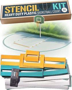 Basketball Court Stencil Kit