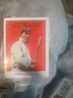 Ty Cobb original cracker jacks card