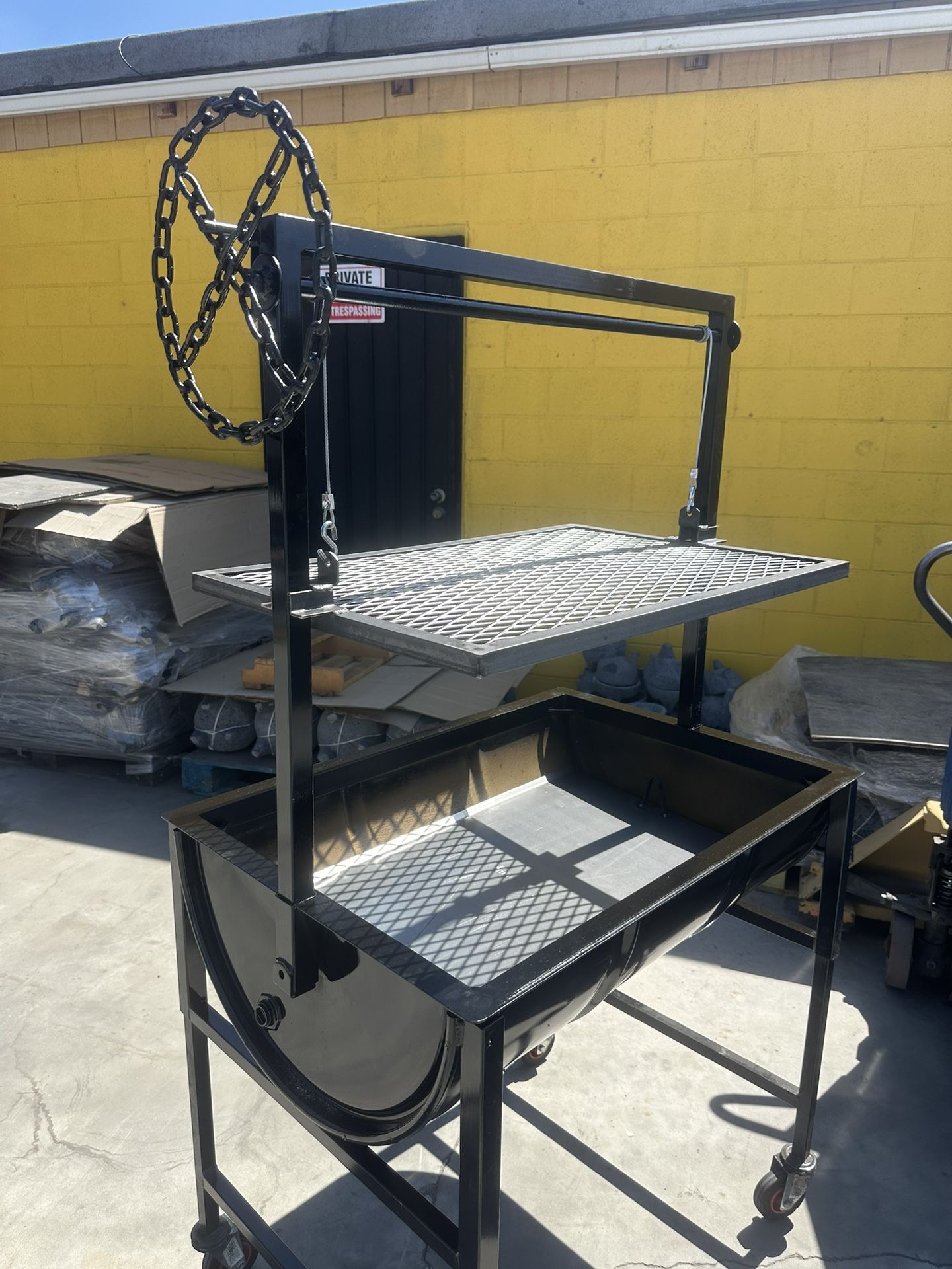 Santa María Bbq. Outdoor Mesquite Or Charcoal Grill