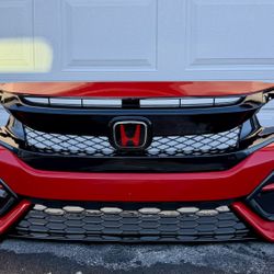 RED HONDA CIVIC 2016 2017 2018 2019 2020 2021 FRONT BUMPER