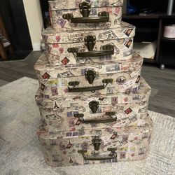 Stackable Suitcase Storage Bins