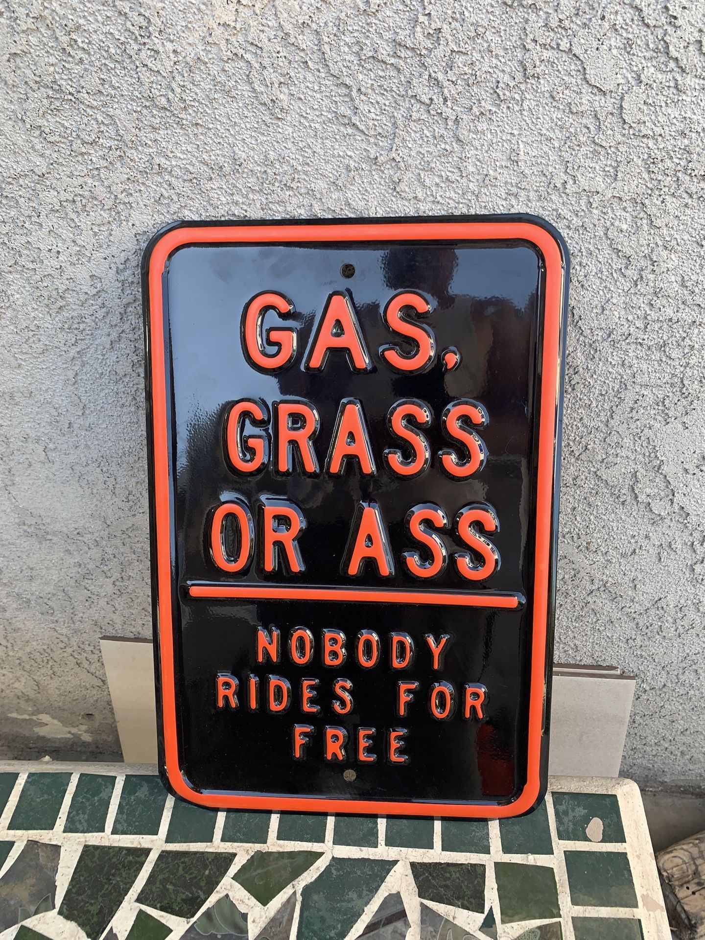 Metal signs