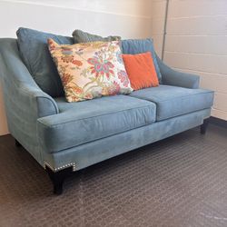 Peacock Blue Sofa