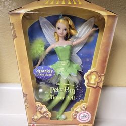 NEW Disney Tinkerbell Doll Walt Disney's Peter Pan With Pixie Dust Like Barbie Doll Toys